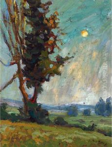 Paysage Lunaire, Arthabaska by Marc Aurele de Roy Suzor-Cote