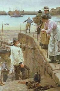 Between the Tides by Walter Langley