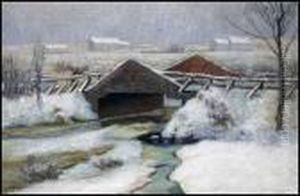 Pont Bourbeau Sous La Neige