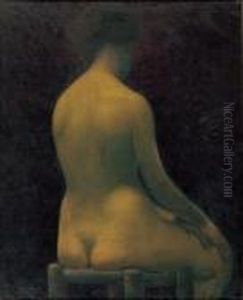 Portrait Of A Nude by Marc Aurele de Roy Suzor-Cote