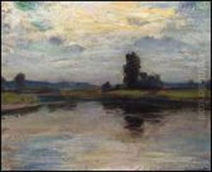 Sketch On The Nicolet River, Summer Afternoon