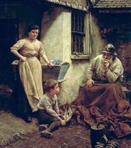 A Chip off the Old Block by Walter Langley