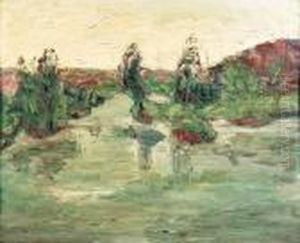 Effet Du Matin, Dordogne A Rocque Gageac. 1920.
