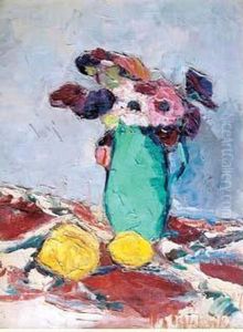 Fruits Et Bouquet D'anemones (1917?)