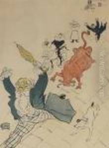 La Vache Enragee by Henri De Toulouse-Lautrec