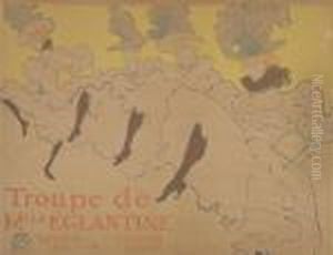 La Troupe De Mademoiselle Eglantine by Henri De Toulouse-Lautrec
