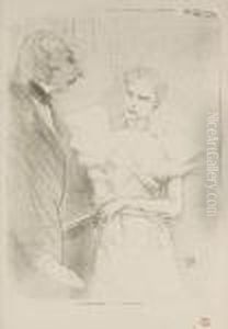 Brandes Et Leloir, Dans Cabotins by Henri De Toulouse-Lautrec