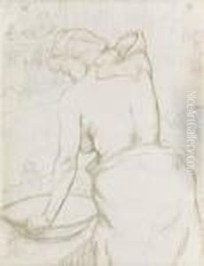 Femme Qui Sa Lave, La Toilette by Henri De Toulouse-Lautrec