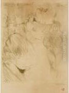 Lender Saluant by Henri De Toulouse-Lautrec