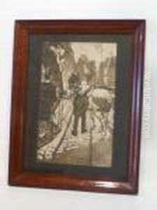 Scene De Rue by Henri De Toulouse-Lautrec