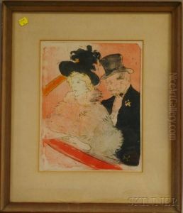 Au Concert by Henri De Toulouse-Lautrec