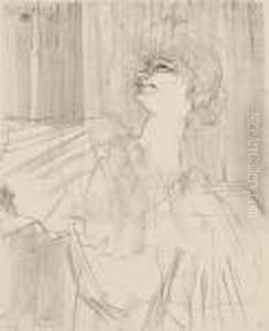 Yvette Guilbert, A Menilmontant, De Bruant by Henri De Toulouse-Lautrec