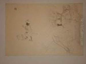 Couverture Pour L'exemple De Ninon De Lenclos Amoureuse by Henri De Toulouse-Lautrec