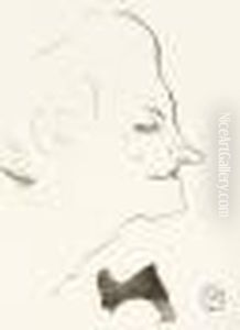 Yvette Guilbert, Plate 2 From Le Cafe Concert by Henri De Toulouse-Lautrec