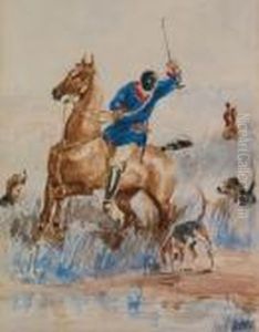 Chasse A Courre Avec Piqueur Et Ses Chiens