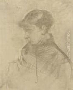 Portrait De Femme by Henri De Toulouse-Lautrec