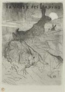 La Valse Des Lapins by Henri De Toulouse-Lautrec