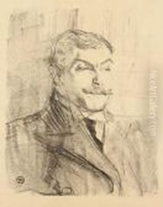 Lucien Guitry by Henri De Toulouse-Lautrec