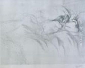 Femme Au Lit by Henri De Toulouse-Lautrec