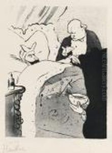 Carnot Malade! by Henri De Toulouse-Lautrec