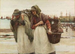 Study for Breadwinners by Walter Langley
