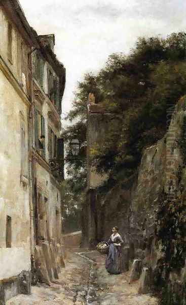 Montmartre, the Rue Saint-Vincent - view 1