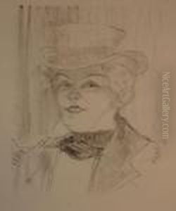 Madame Rejane by Henri De Toulouse-Lautrec