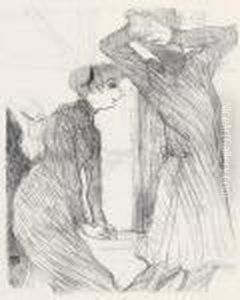 Lugne-poe Et Bady, Forces Humaines by Henri De Toulouse-Lautrec