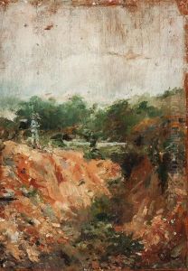 Paysage Dans Les Environs Deceleyrans by Henri De Toulouse-Lautrec