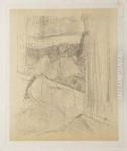 Yvette Guilbert by Henri De Toulouse-Lautrec
