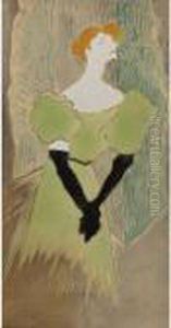 Yvette Guilbert by Henri De Toulouse-Lautrec