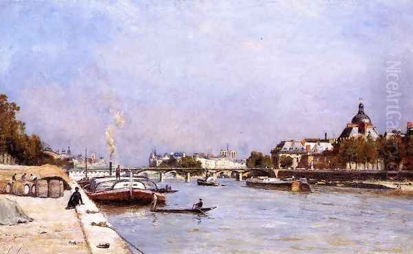 Paris, the Pont des Arts - view 1