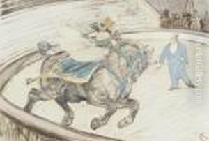 Au Cirque by Henri De Toulouse-Lautrec