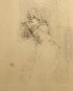 "yvette Guilbert" by Henri De Toulouse-Lautrec