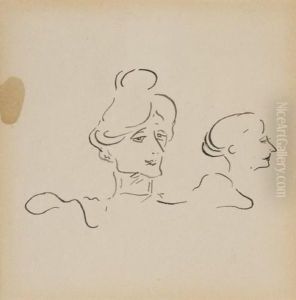 Deux Tetes De Femmes