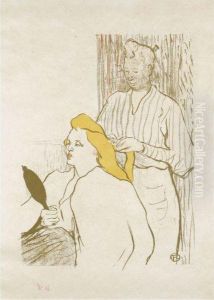 Le Coiffeur-programme Du Theatre Libre by Henri De Toulouse-Lautrec