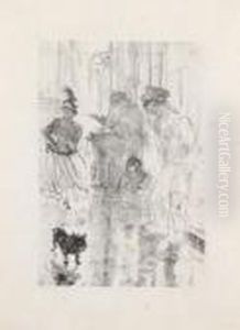 Marchand De Marrons by Henri De Toulouse-Lautrec
