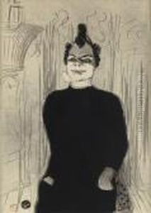 A La Gaiete Rochechouart: Nicolle by Henri De Toulouse-Lautrec