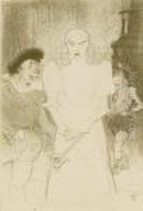 A L'opera: Madame Caron Dans Faust by Henri De Toulouse-Lautrec