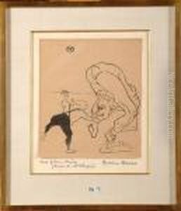 Aux Folies Bergeres, Le Disloque by Henri De Toulouse-Lautrec