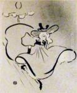 Jane Avril by Henri De Toulouse-Lautrec