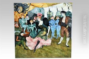 "marcelle Lender Bailando En 'chilperic' " by Henri De Toulouse-Lautrec
