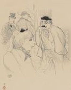 La Tige - Moulin Rouge by Henri De Toulouse-Lautrec
