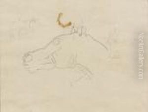 Au Cirque D'hiver, Boulevard Du Temple by Henri De Toulouse-Lautrec