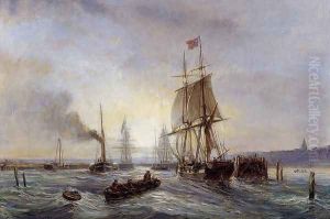 Entrance to the Port by Stanislas Lepine