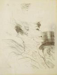Yvette Guilbert (ou Louisebalthy) by Henri De Toulouse-Lautrec