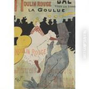Moulin Rouge, La Goulue by Henri De Toulouse-Lautrec