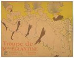 La Troupe De Mademoiselle Eglantine by Henri De Toulouse-Lautrec
