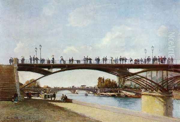 The Pont des Arts, Paris by Stanislas Lepine
