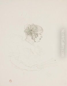 Luce Myres, De Profil by Henri De Toulouse-Lautrec